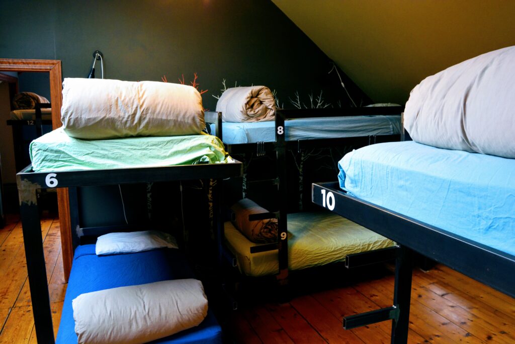 This is a picture of the Birch Room, a shared space that accommodates six people.
